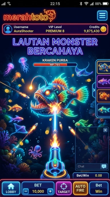 Tampilan aplikasi Merahtoto yang modern dan menarik.